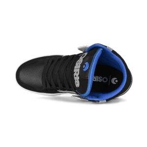 Osiris Clone High Top Shoes - Black/Blue/Grey