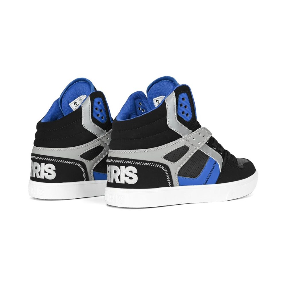 Osiris Clone High Top Shoes - Black/Blue/Grey