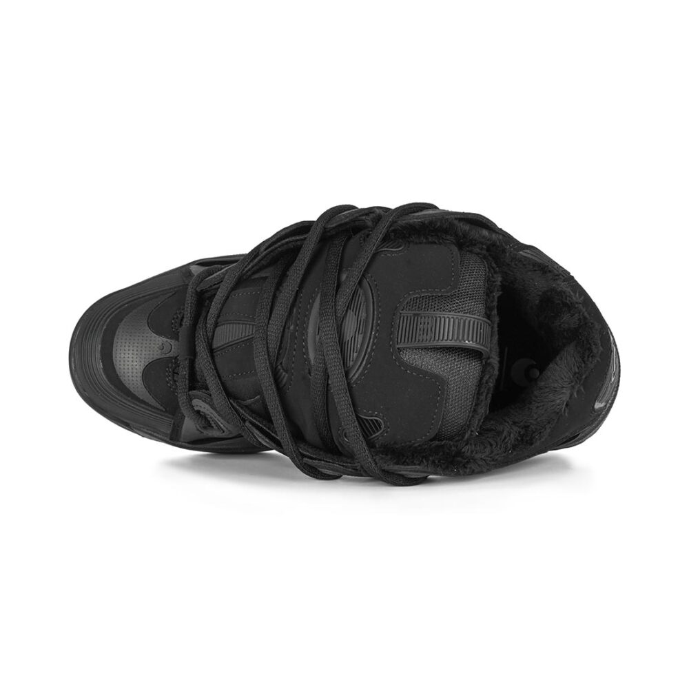 Osiris D3 2001 Skate Shoes - Black/Black/Shearling