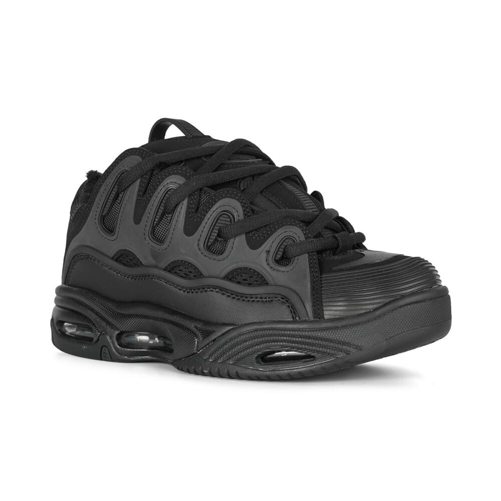 Osiris D3 2001 Skate Shoes - Black/Black/Shearling