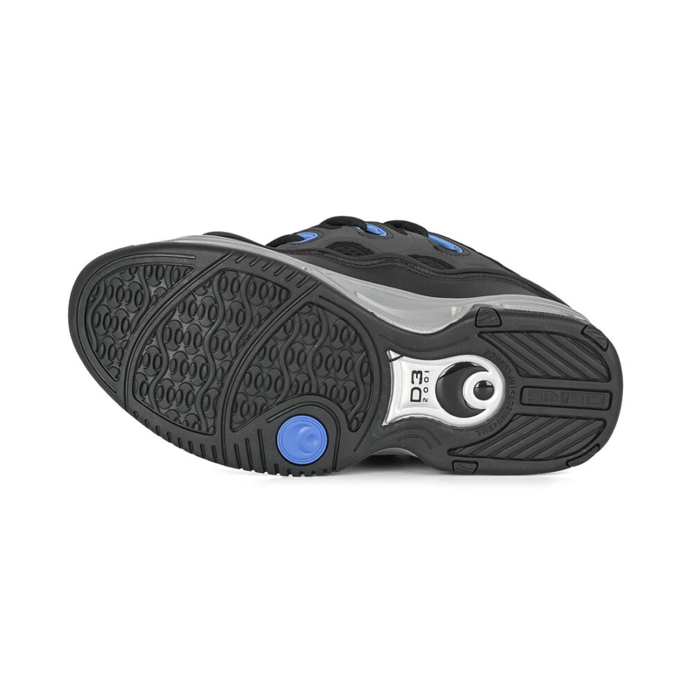 Osiris D3 2001 Skate Shoes - Black/Grey/Blue