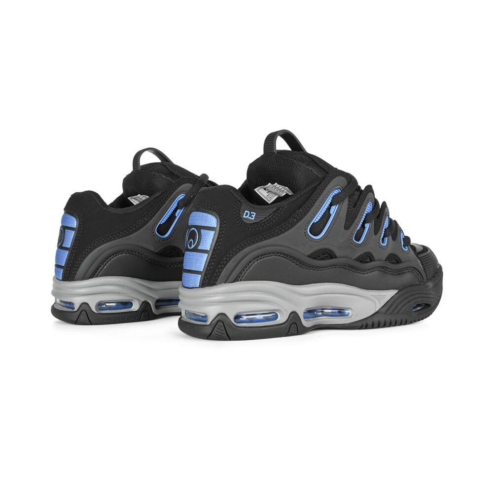 Osiris D3 2001 Skate Shoes - Black/Grey/Blue