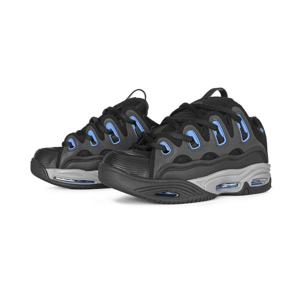 Osiris D3 2001 Skate Shoes - Black/Grey/Blue