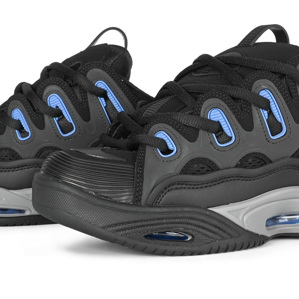 Osiris D3 2001 Skate Shoes - Black/Grey/Blue