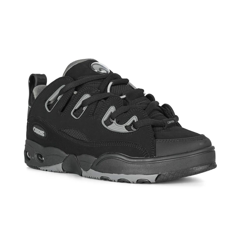 Osiris D3 E Skate Shoes - Black/Grey/Black
