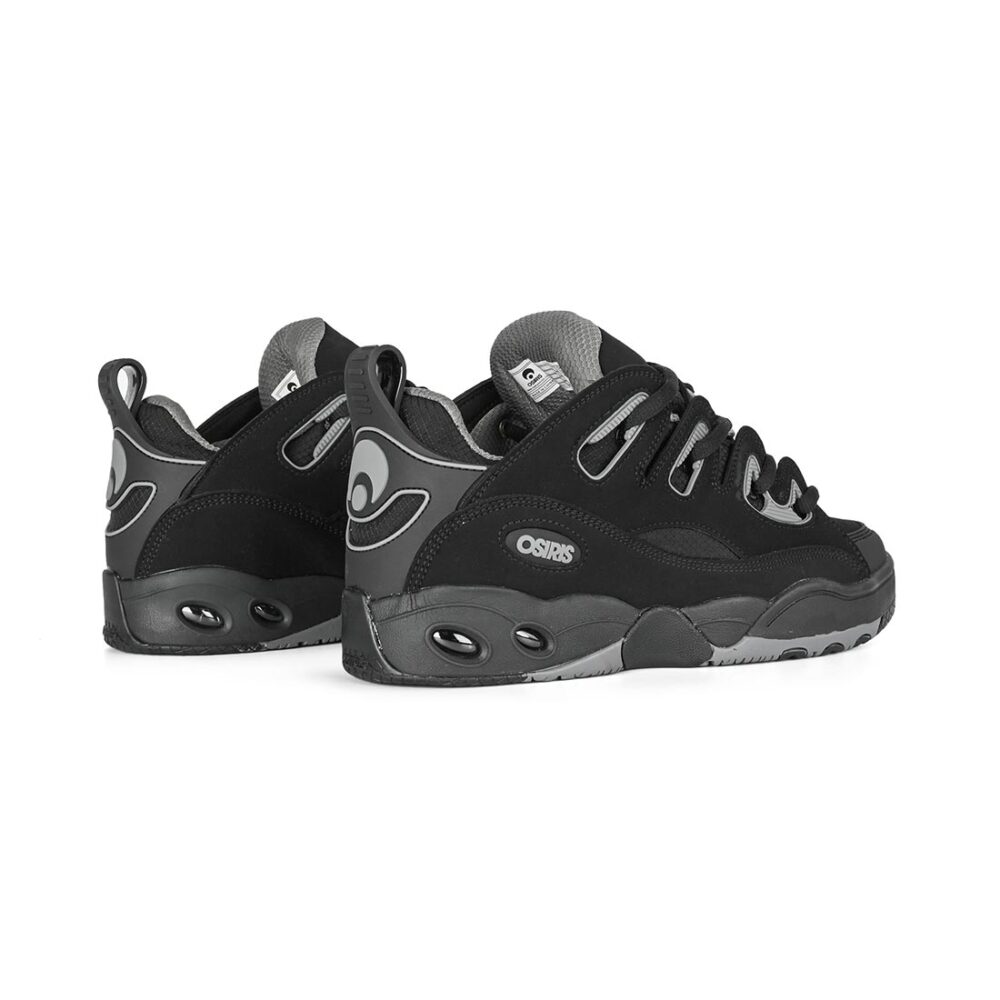 Osiris D3 E Skate Shoes - Black/Grey/Black