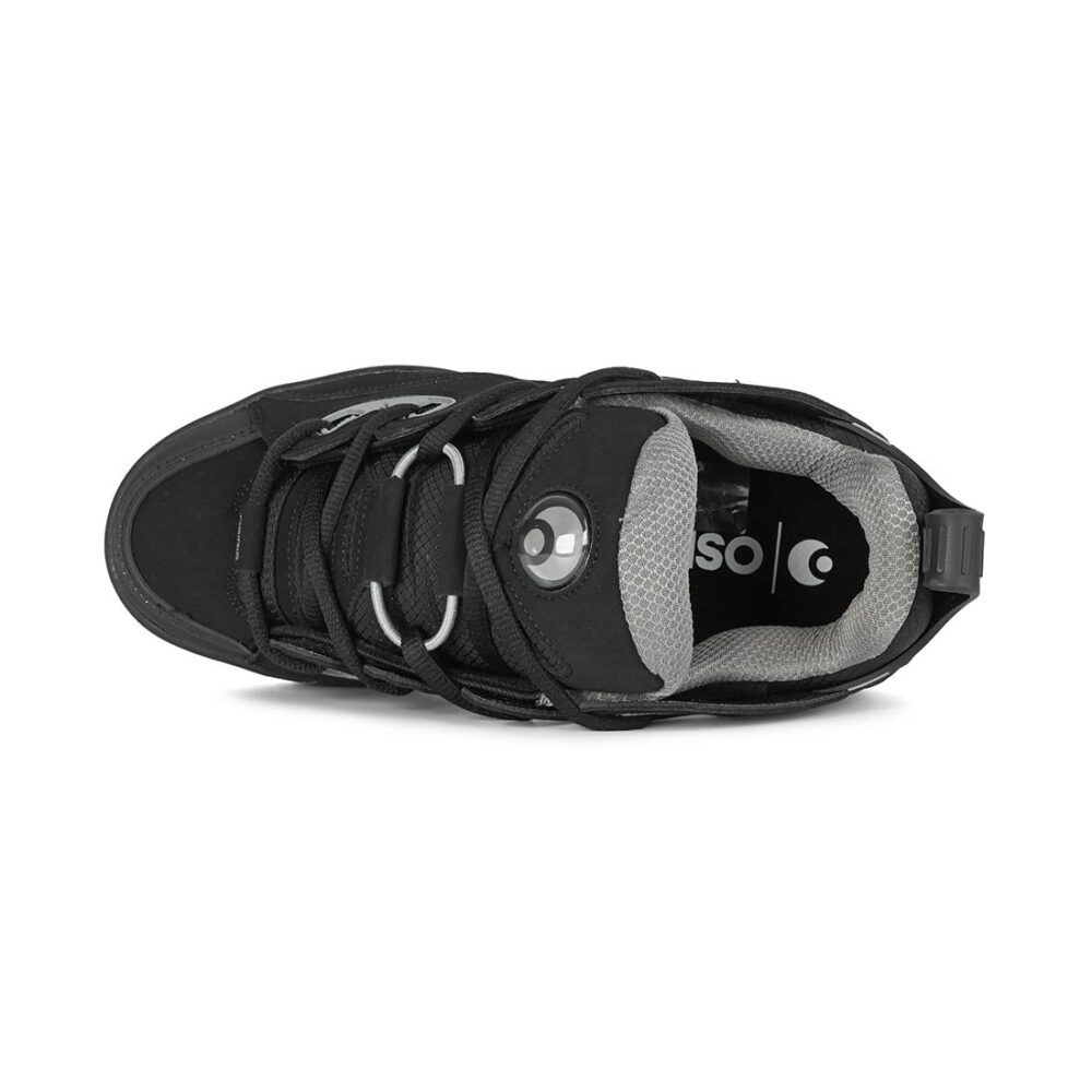 Osiris D3 E Skate Shoes - Black/Grey/Black