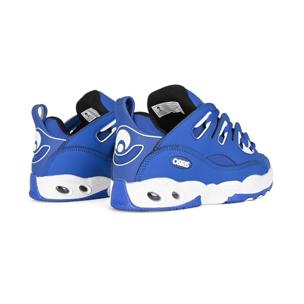 Osiris D3 E Skate Shoes - Blue/White/Blue