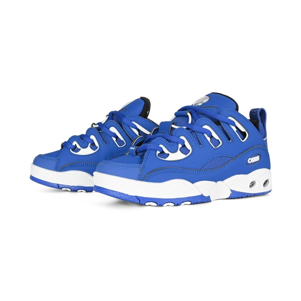 Osiris D3 E Skate Shoes - Blue/White/Blue