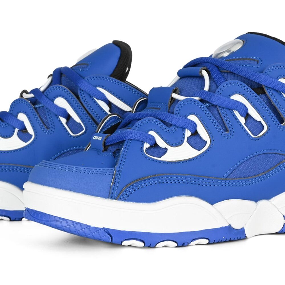 Osiris D3 E Skate Shoes - Blue/White/Blue