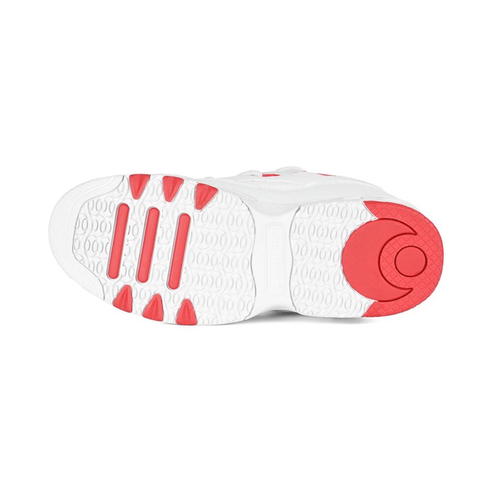 Osiris D3 E Skate Shoes - White/Red/White