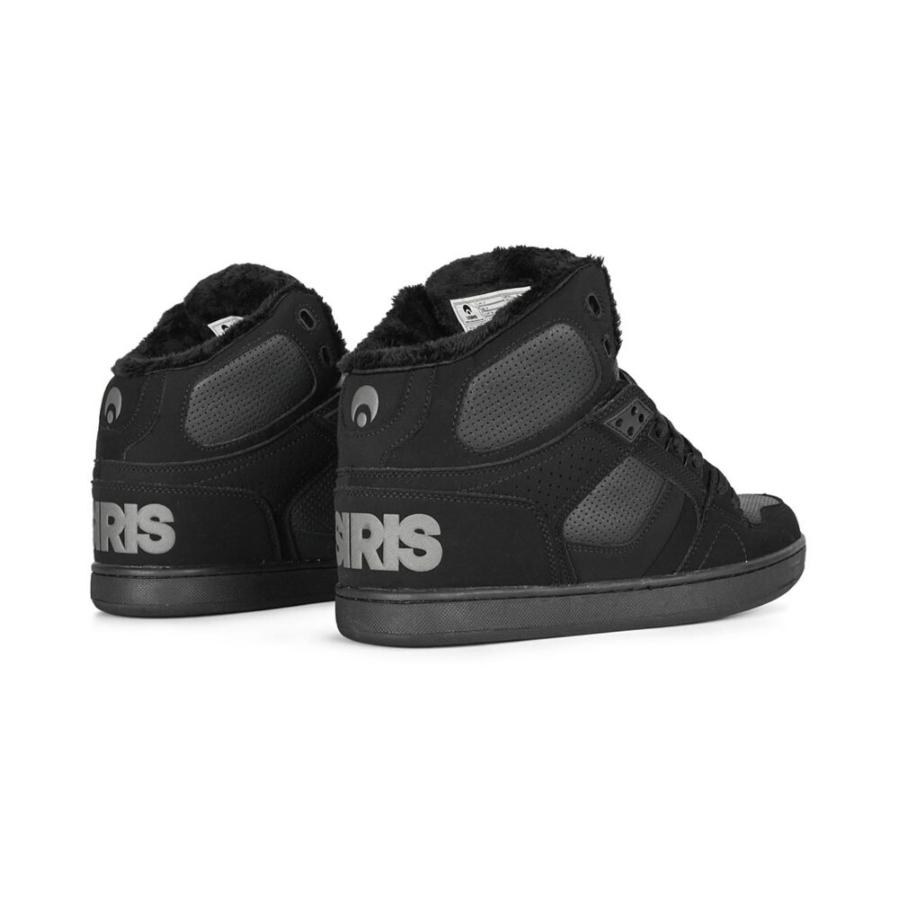 Osiris NYC 83 CLK High Top Shoes - Black/Black/Shearling