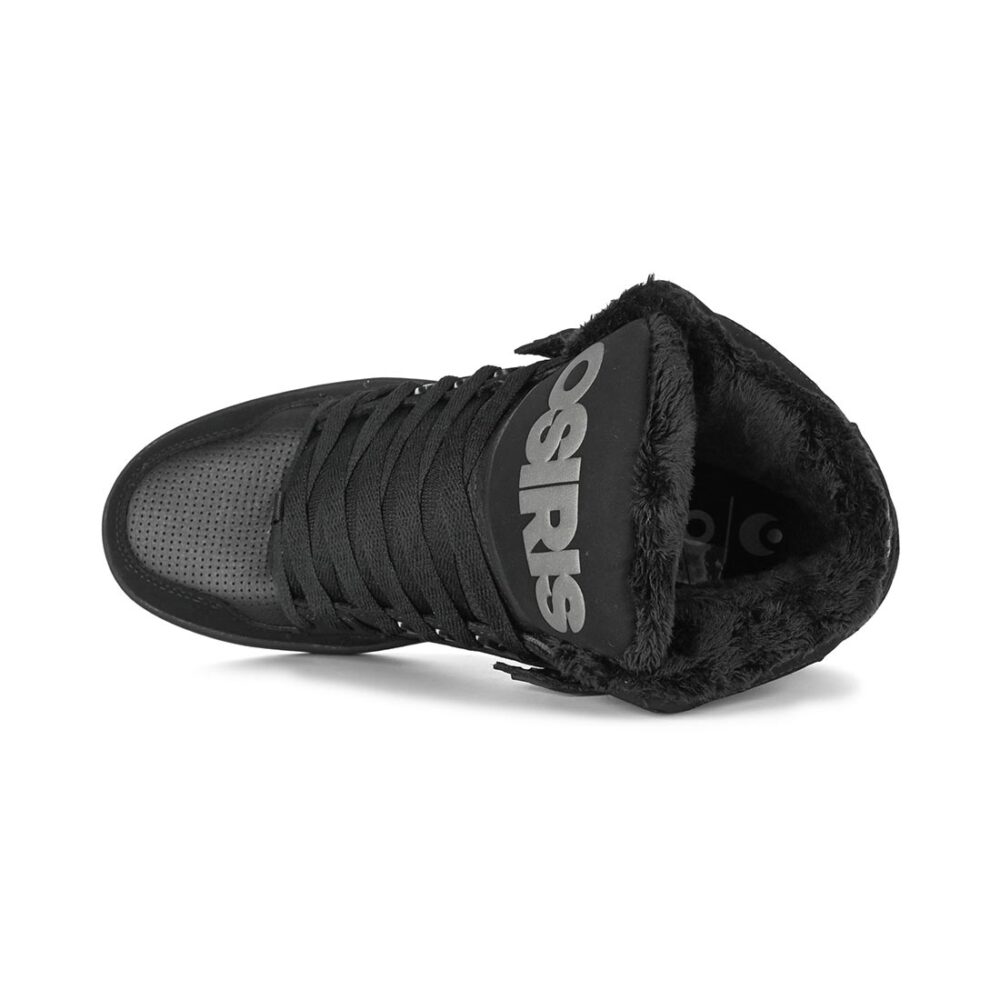Osiris NYC 83 CLK High Top Shoes - Black/Black/Shearling