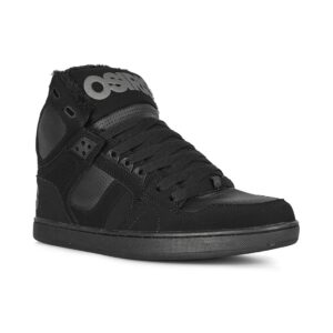 Osiris NYC 83 CLK High Top Shoes - Black/Black/Shearling