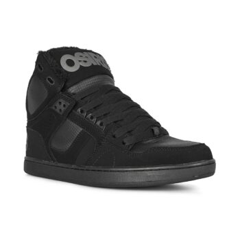 Osiris NYC 83 CLK High Top Shoes - Black/Black/Shearling