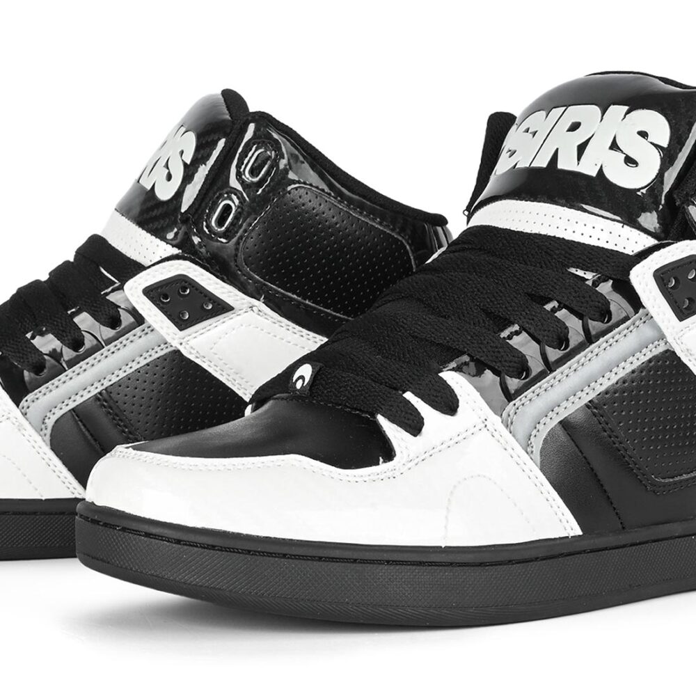 Osiris NYC 83 CLK High Top Shoes - Black/White/Carbon