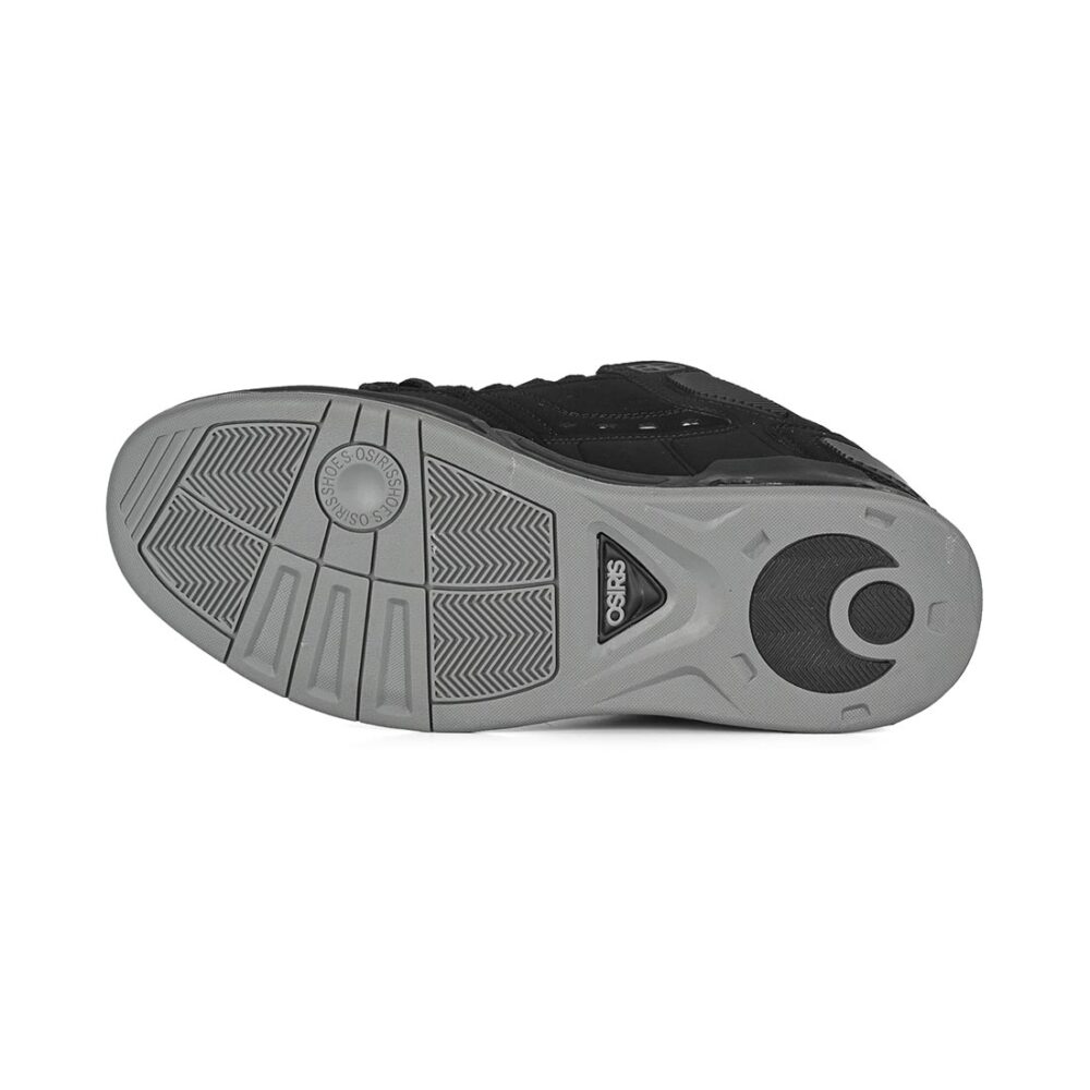 Osiris Peril Skate Shoes - Black/Black/Grey
