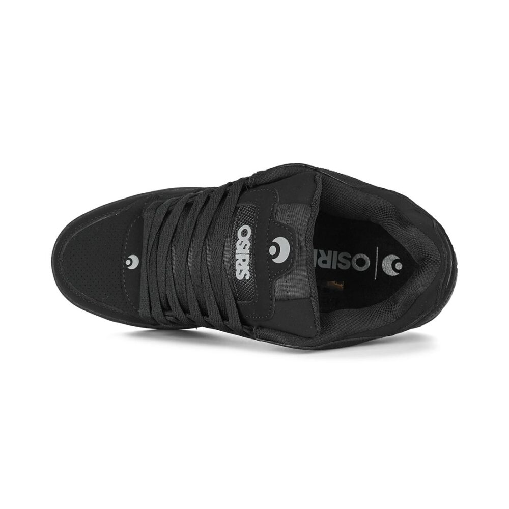 Osiris Peril Skate Shoes - Black/Black/Grey