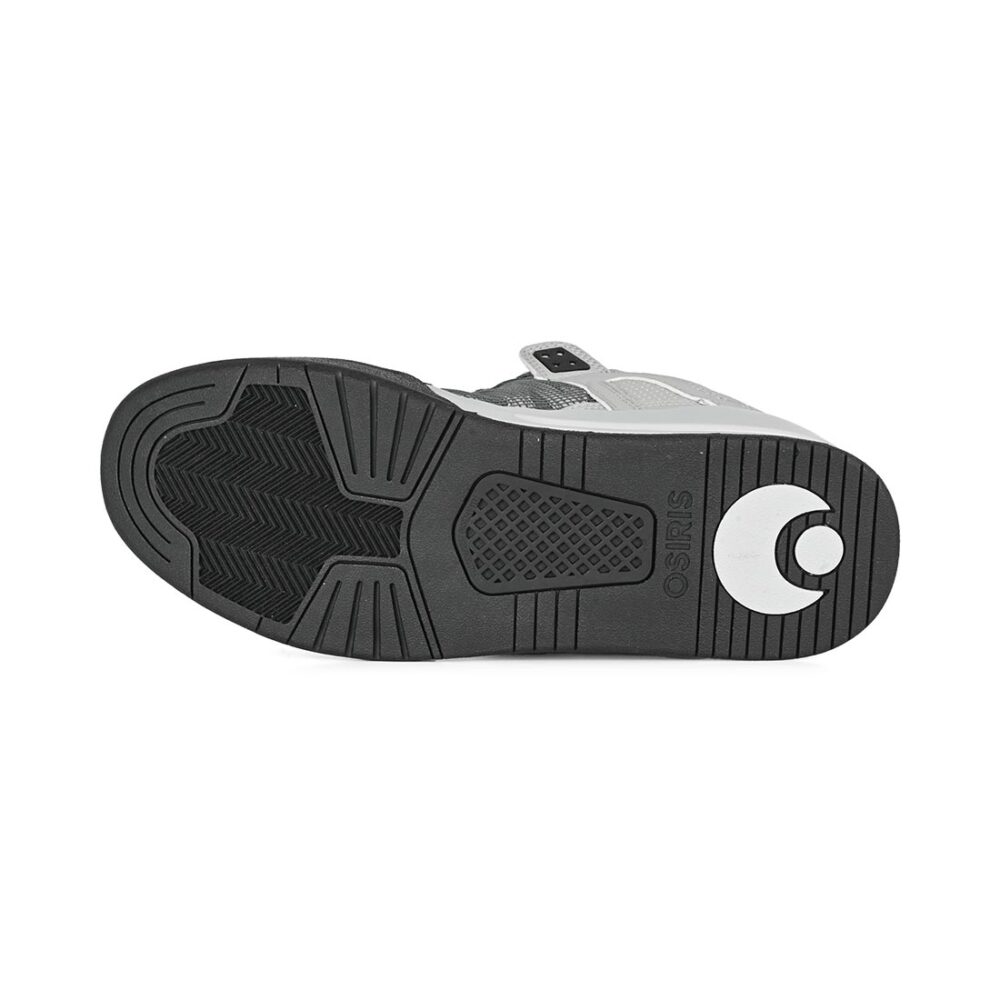 Osiris Pixel Skate Shoes - Black/Charcoal/Grey