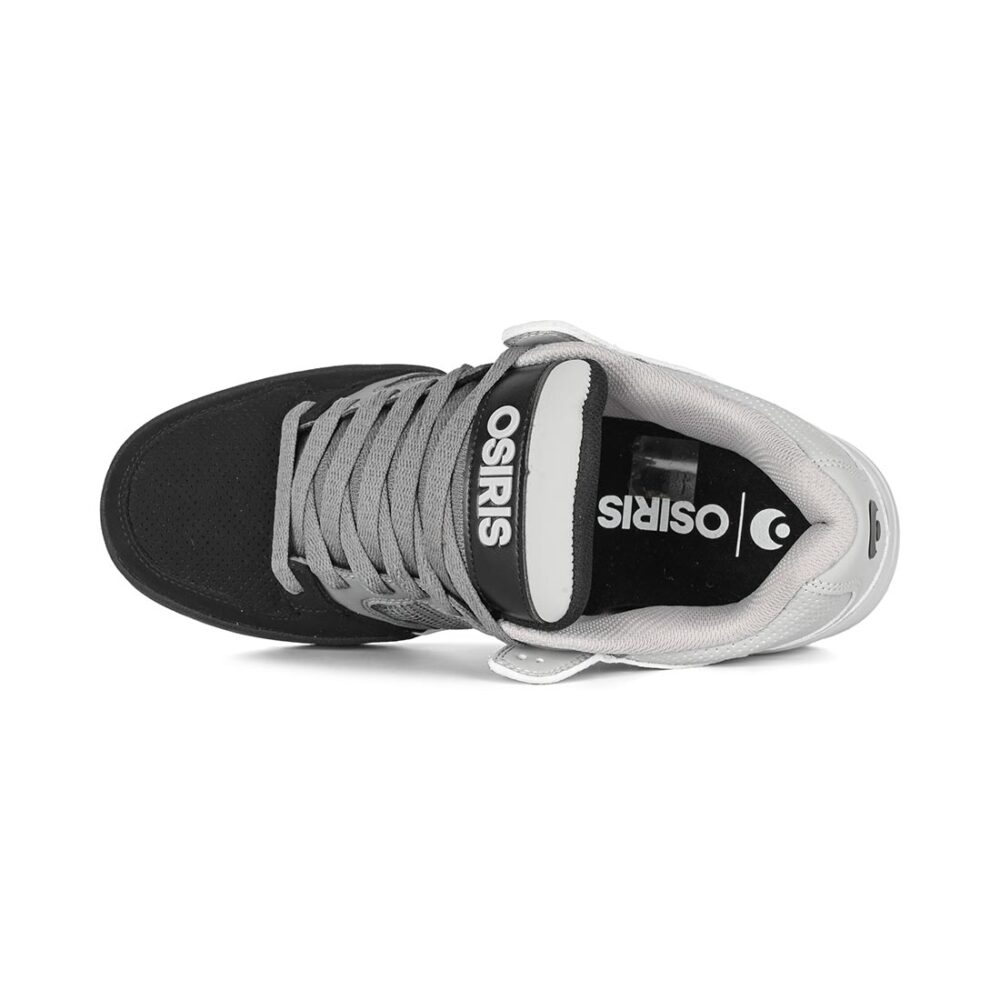 Osiris Pixel Skate Shoes - Black/Charcoal/Grey