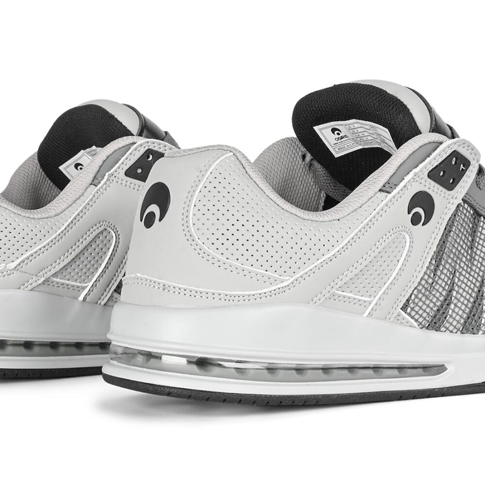 Osiris Pixel Skate Shoes - Black/Charcoal/Grey