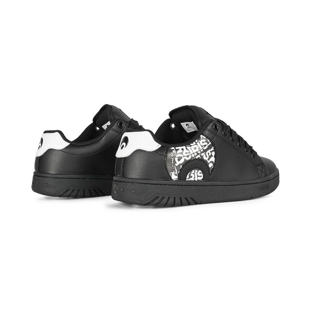Osiris Troma Alt Skate Shoes - Black/White/Black