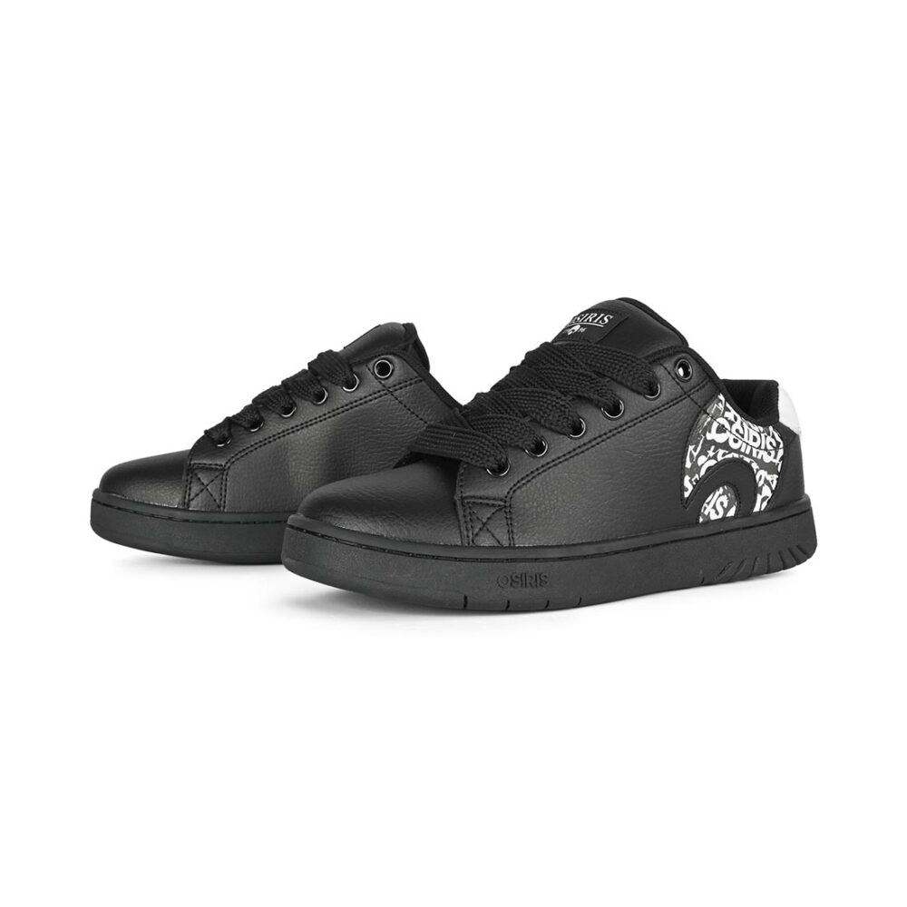Osiris Troma Alt Skate Shoes - Black/White/Black