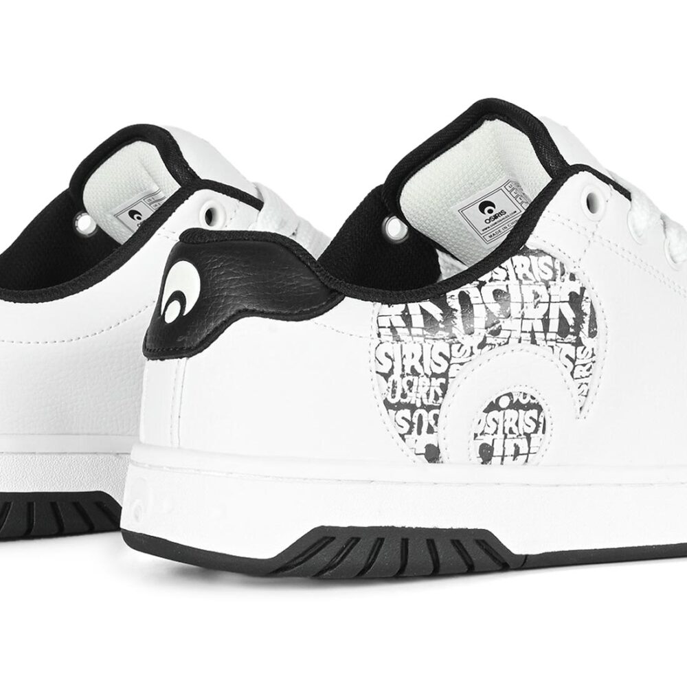Osiris Troma Alt Skate Shoes - White/Black/White