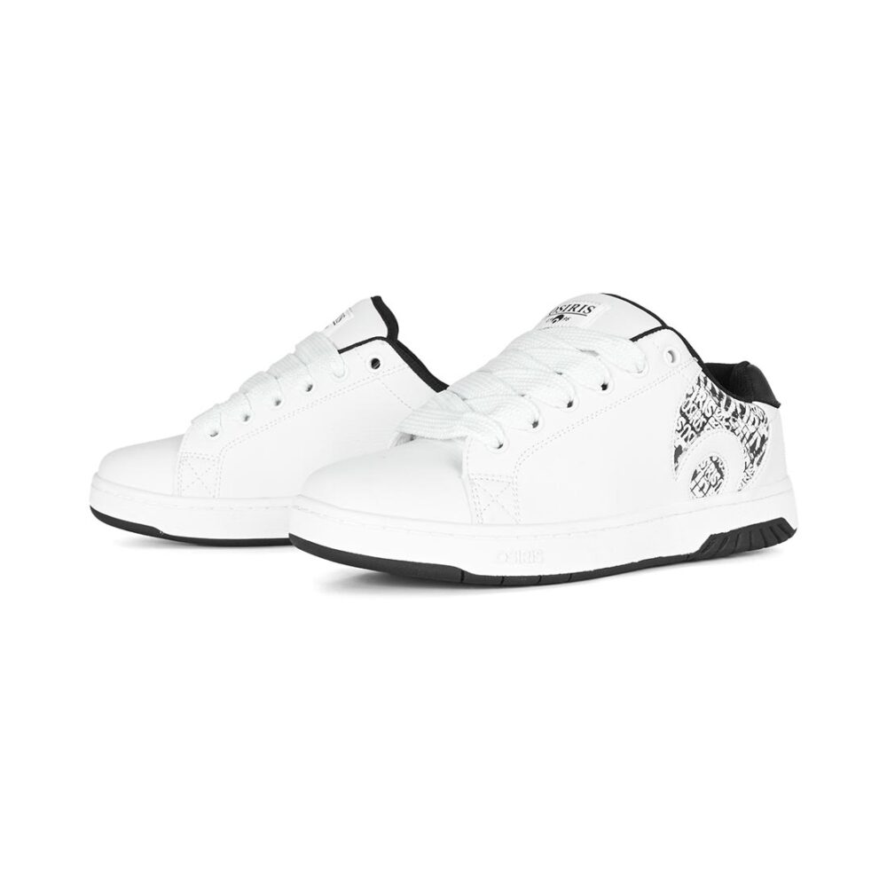 Osiris Troma Alt Skate Shoes - White/Black/White