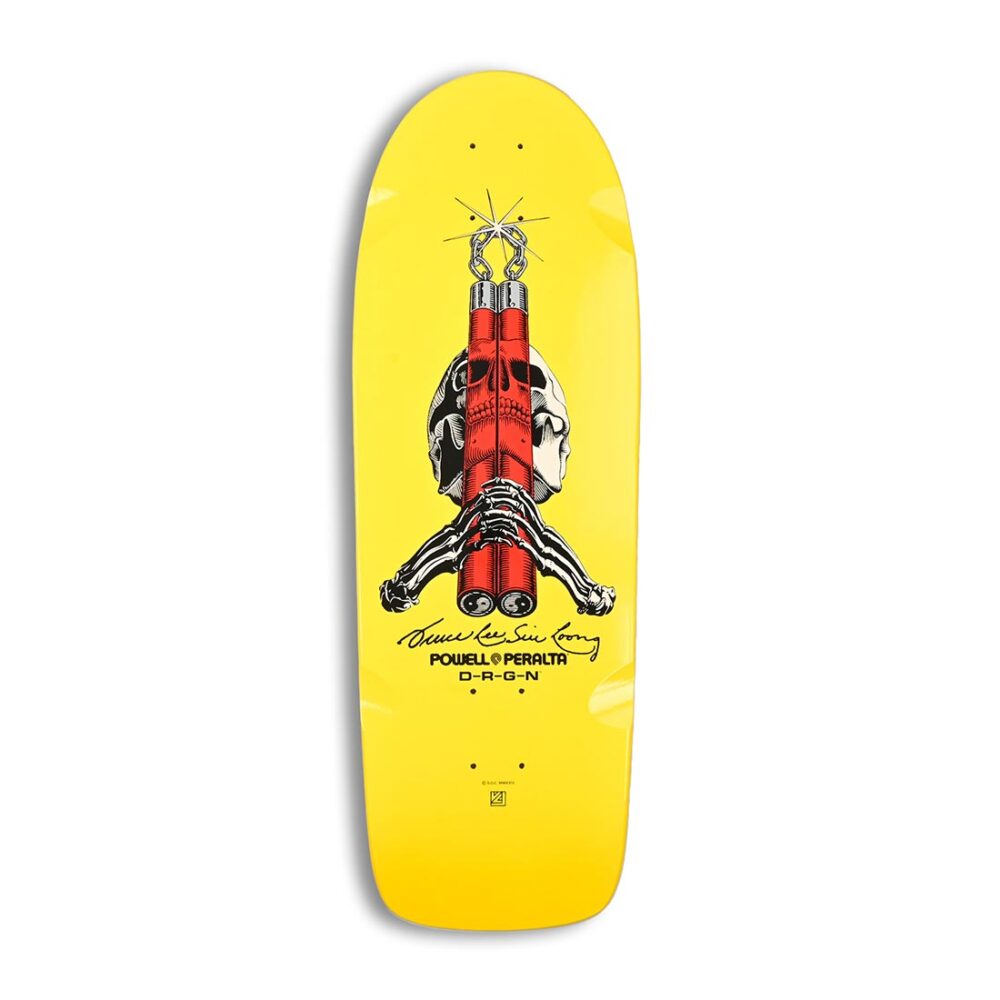 Powell Peralta x Bruce Lee Skull & Sword 10" Skateboard Deck