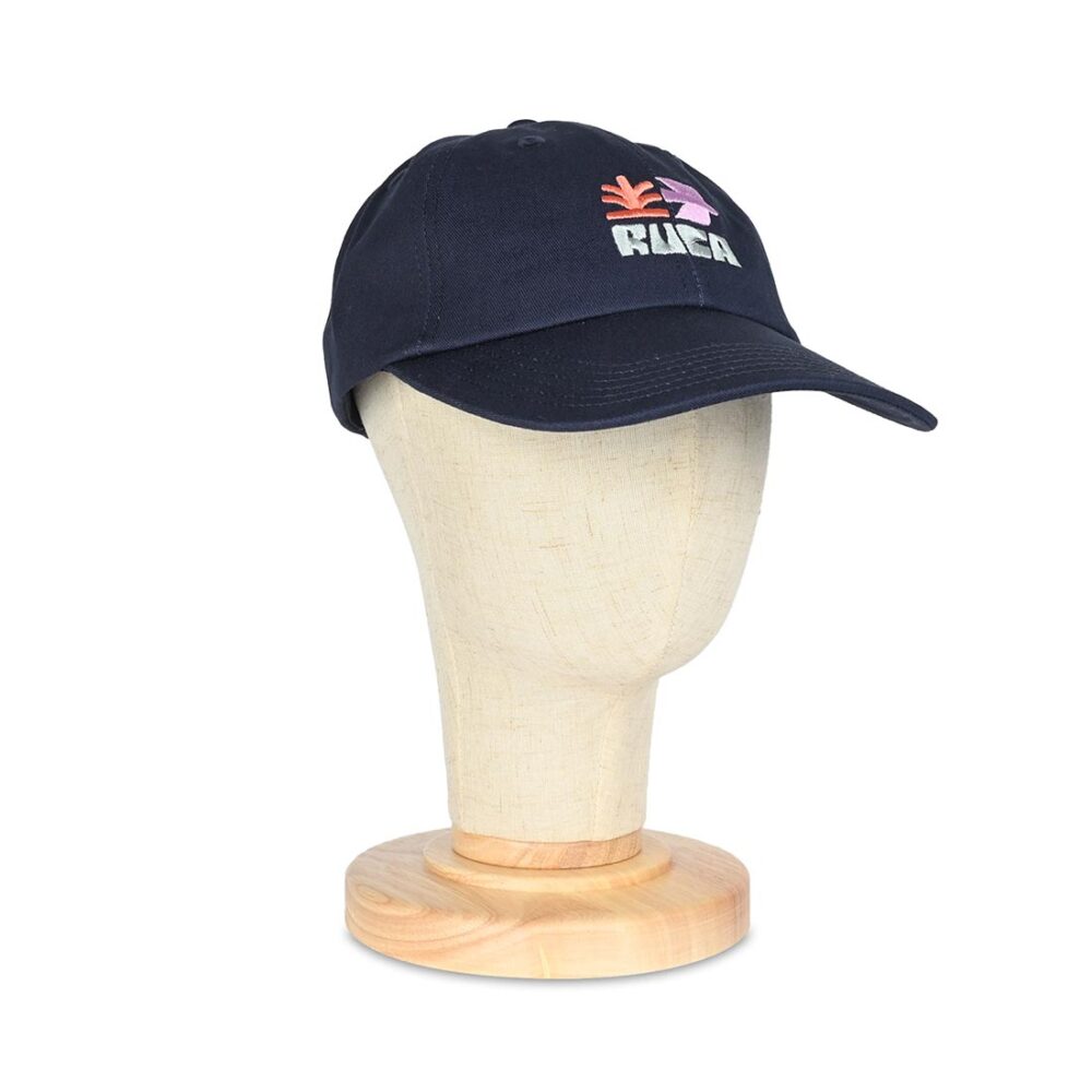 RVCA Mosaic Strapback Cap - Dark Denim