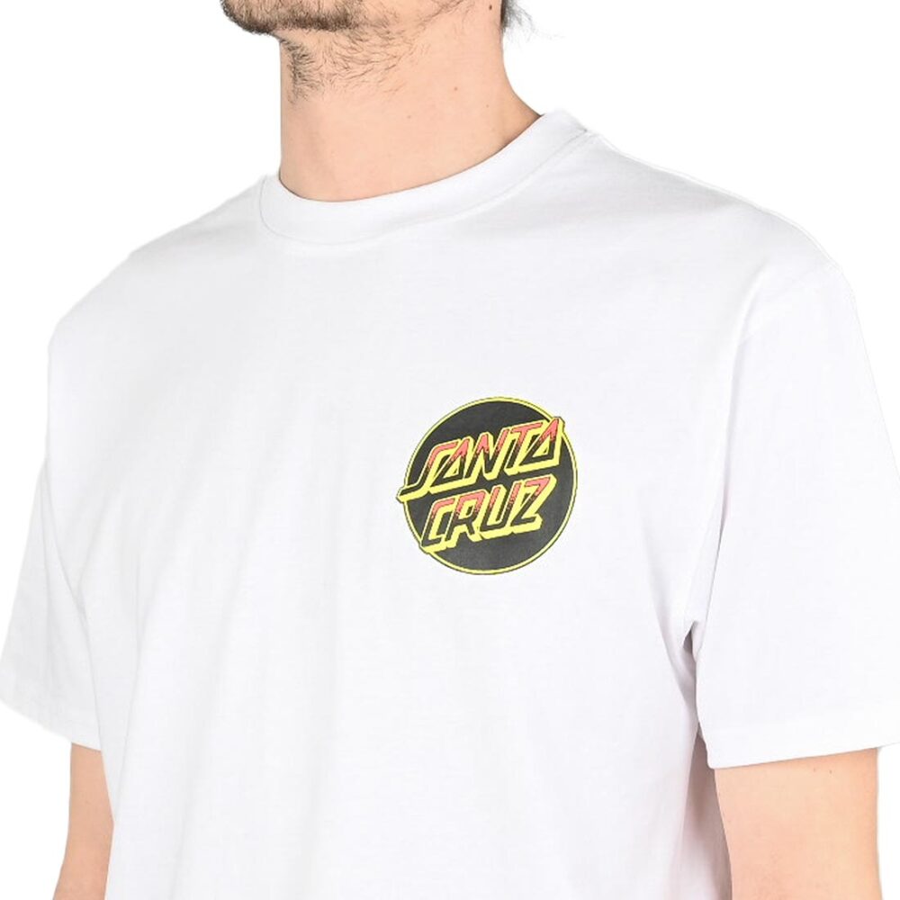 Santa Cruz Kendall Wolf Dot S/S T-Shirt - White