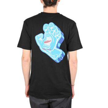 Santa Cruz Screaming Foam Hand S/S T-Shirt - Black