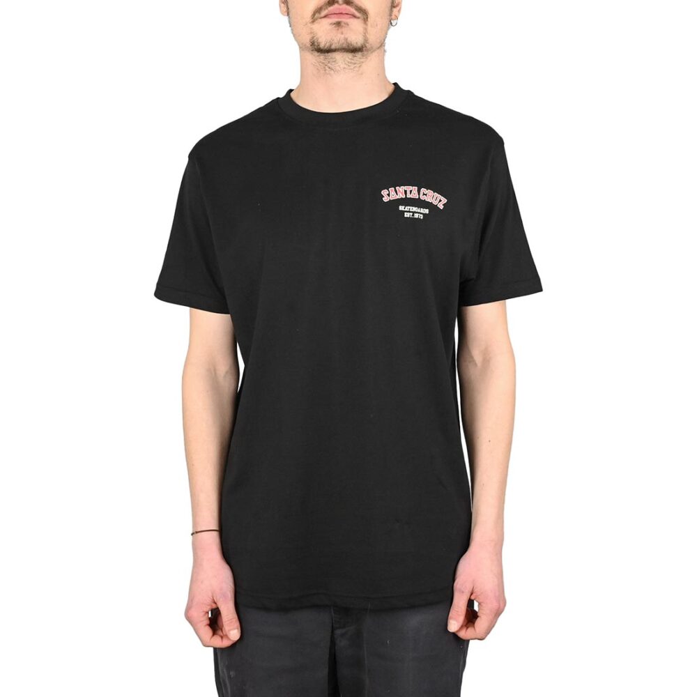 Santa Cruz Screaming Foam Hand S/S T-Shirt - Black