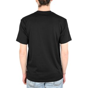 Vans Left Chest Logo II S/S T-Shirt - Black/Racing Red