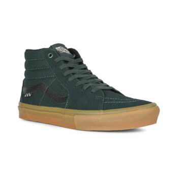 Vans Sk8-Hi Skate Shoes - Green/Gum
