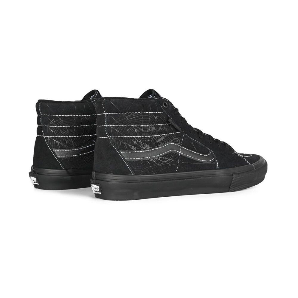Vans Sk8-Hi Skate Shoes - Web Dark Grey/Black