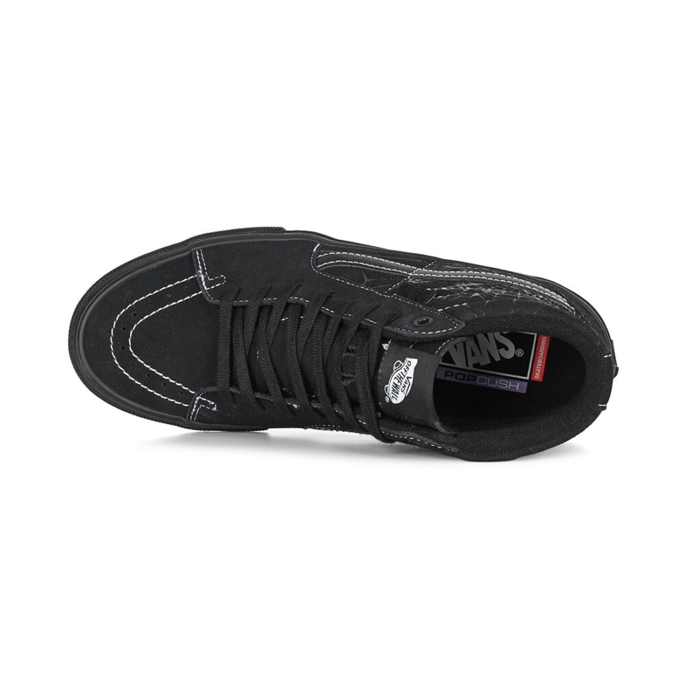 Vans Sk8-Hi Skate Shoes - Web Dark Grey/Black