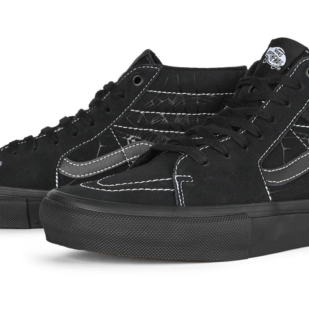 Vans Sk8-Hi Skate Shoes - Web Dark Grey/Black