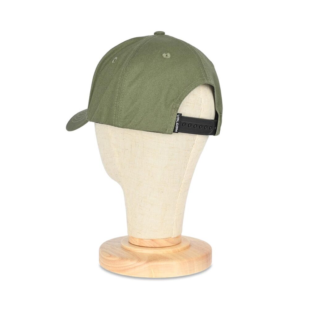 Volcom Embossed Stone ADJ Snapback Cap - Light Olive