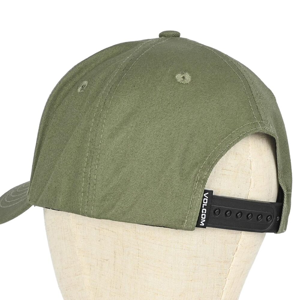 Volcom Embossed Stone ADJ Snapback Cap - Light Olive