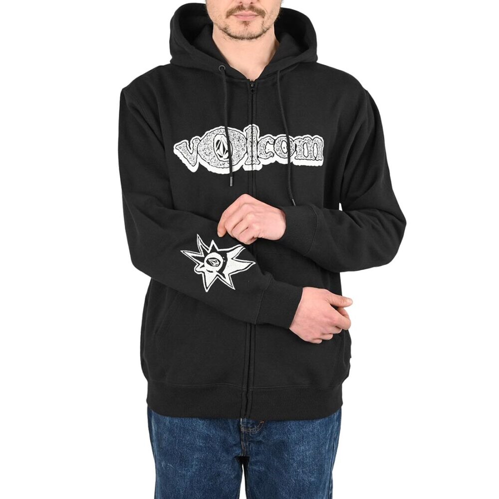Volcom Ent Zip Hoodie - Black