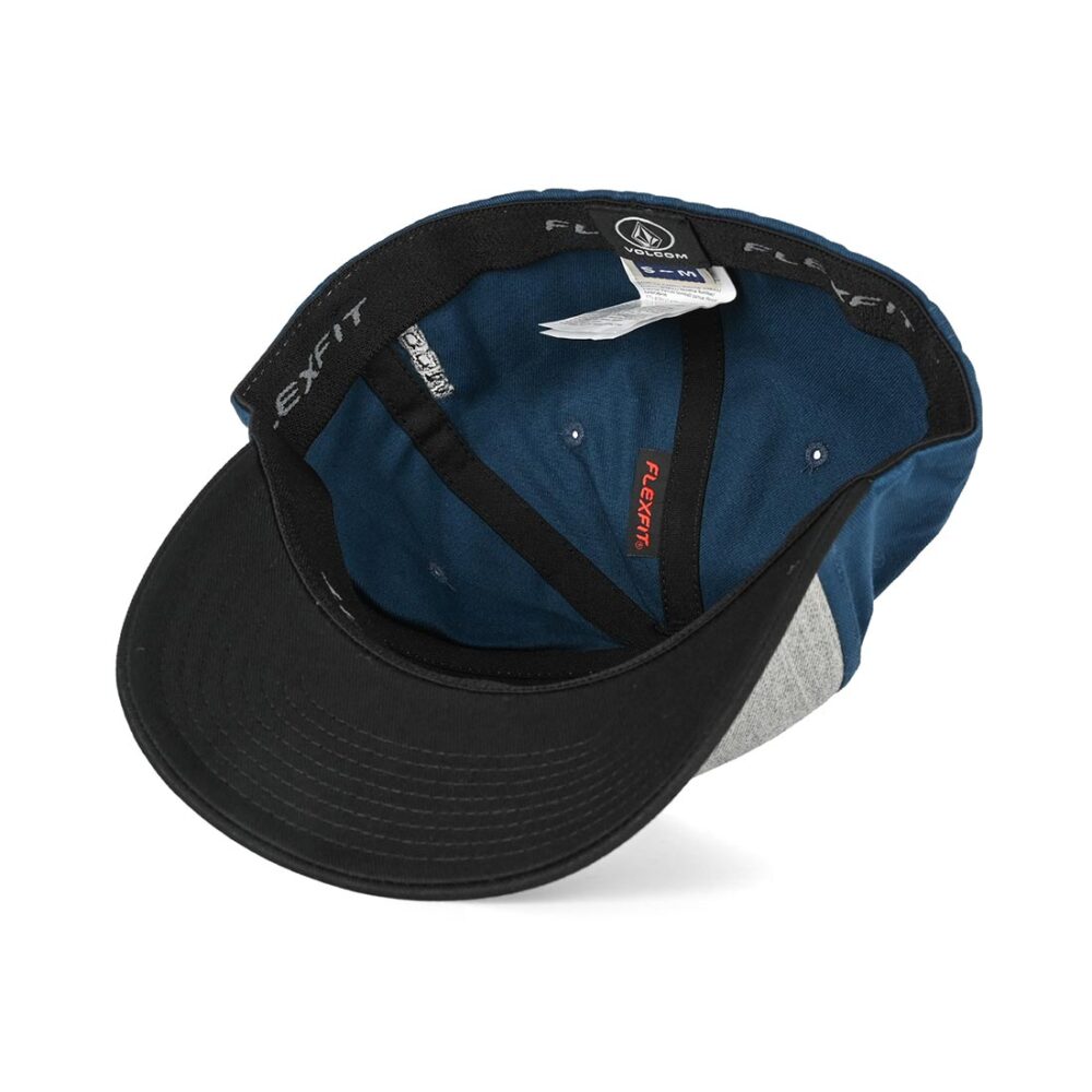 Volcom Full Stone Heather Flexfit Cap - Deep Blue