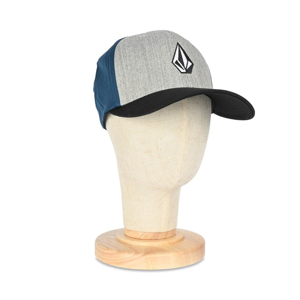Volcom Full Stone Heather Flexfit Cap - Deep Blue