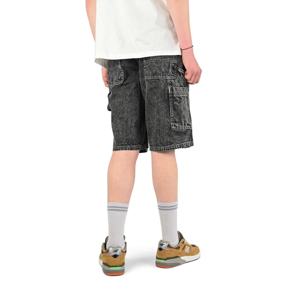 Volcom Labored Denim Utility Shorts - Light Acid Black
