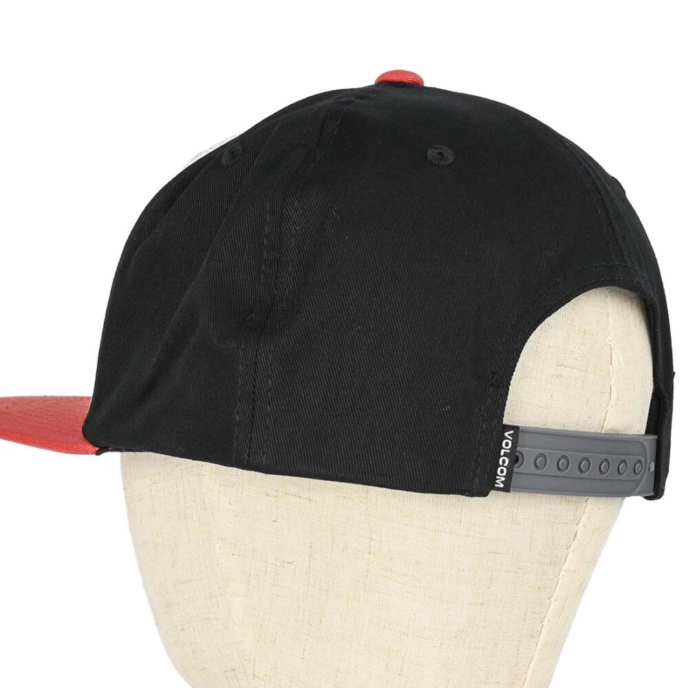 Volcom Quarter Twill Snapback Cap - Cranberry