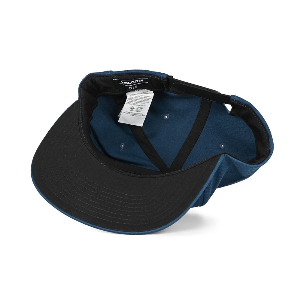 Volcom Quarter Twill Snapback Cap - Deep Blue