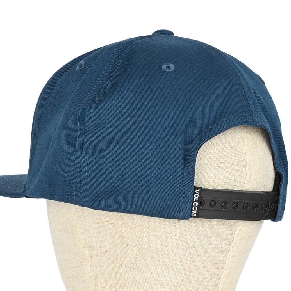 Volcom Quarter Twill Snapback Cap - Deep Blue