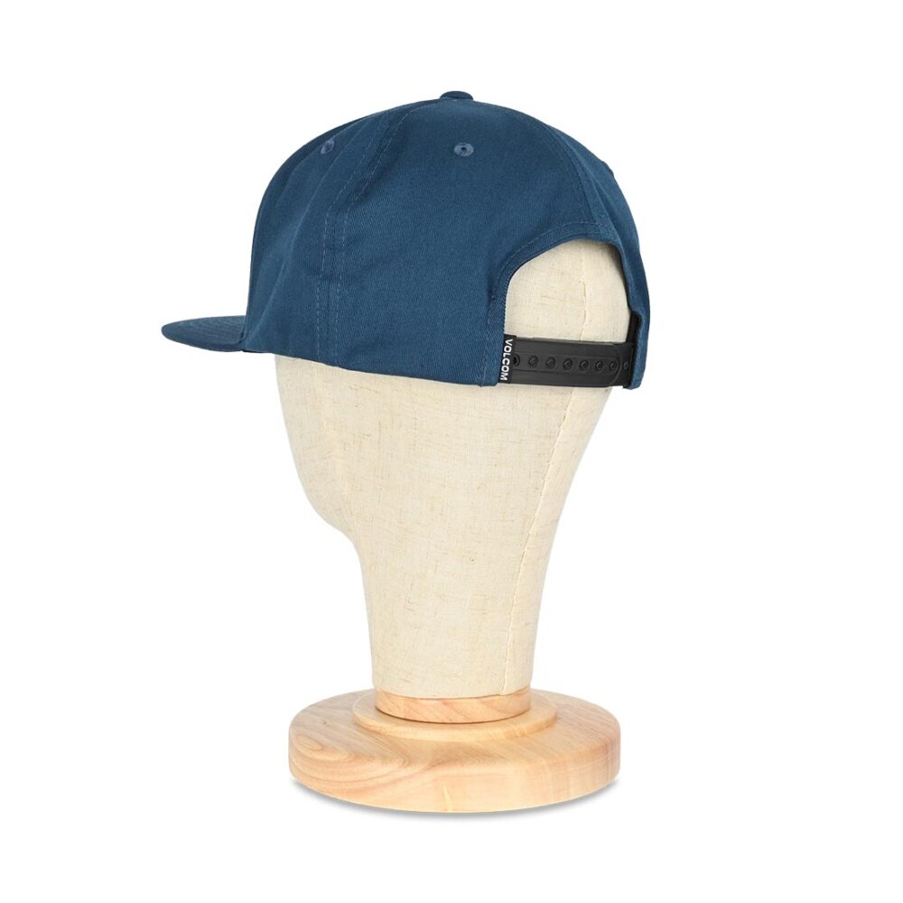 Volcom Quarter Twill Snapback Cap - Deep Blue