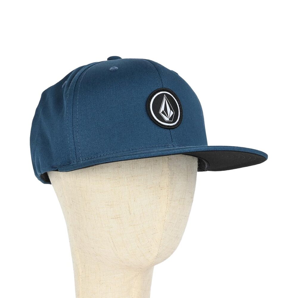 Volcom Quarter Twill Snapback Cap - Deep Blue